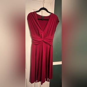 BCBG Burgundy Dress